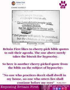 BF EBF proverbs Christian hypocrisy lies