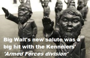 KF Walts Nazi salute gnomes captioned