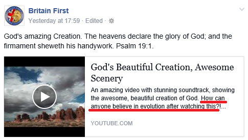 BF creationist evolution evangelism