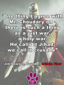 EBF BF Dowson Holy War crusade quote